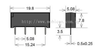 Standex SIL12-1A72-71Q Series Reed Relay