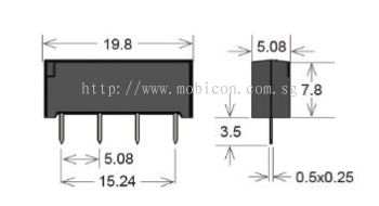 Standex SIL05-1A72-74D Series Reed Relay