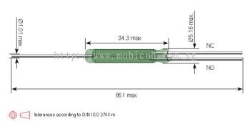 Standex KSK-1C10 Series Reed Switch