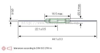 Standex KSK-1A82 Series Reed Switch