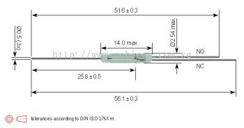 Standex KSK-1C90U Series Reed Switch