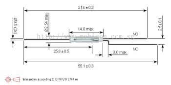 Standex KSK-1C90F Series Reed Switch