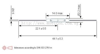 Standex KSK-1A66/3 Series Reed Switch