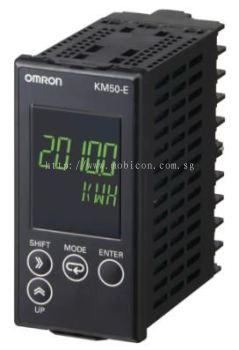 Omron KM50-E Power and current can be measured simultaneously. Measurement of generated power