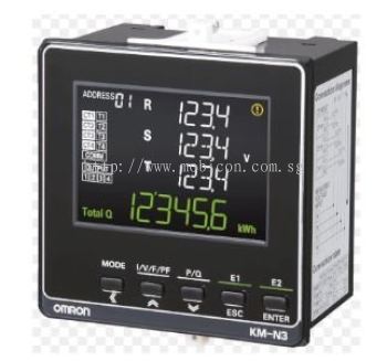 Omron KM-N3-FLK Global Power Monitor for On-panel Installation