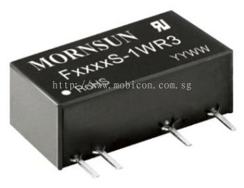 MORNSUN F05_S-1WR3 SIP/DIP Unregulated Output (0.25-3W)