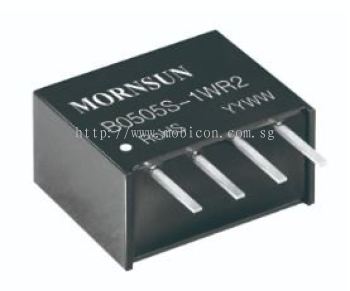 MORNSUN B_S-1WR2 SIP/DIP Unregulated Output (0.25-3W)