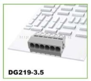 DEGSON DG219-3.5 PCB SPRING TERMINAL BLOCK