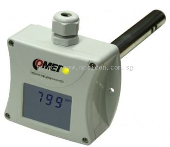 COMET T5145 CO2 concentration transmitter with 4-20 mA output, duct mount