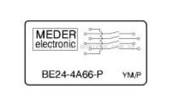 MEDER BE12-4A66-P Reed Relays & Optocouplers