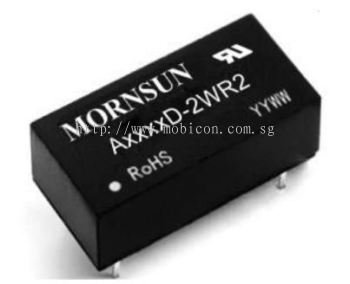 MORNSUN A_D-2WR2 SIP/DIP Unregulated Output (0.25-3W)