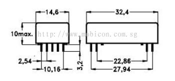 MEDER BE05-3A66-M Reed Relay