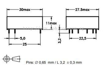 MEDER MRE12-4A71 Reed Relay