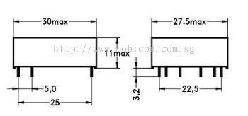 MEDER MRE05-4A66 Reed Relay