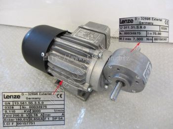 13.581.55.3.5.0 1358155350 LENZE Gear Motor Repair Malaysia Singapore Indonesia USA Thailand