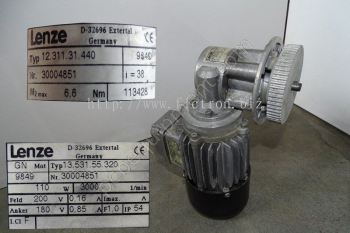 13.531.55.320 1353155320 LENZE Motor with Gearhead Repair Malaysia Singapore Indonesia USA Thailand