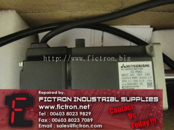 HC-PQ43 HCPQ43 MITSUBISHI ELECTRIC AC Servo Motor Repair Malaysia Singapore Indonesia USA Thailand