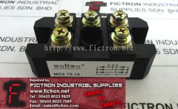 MDS75-16 MDS7516 WORWO Rectifier Bridge Module Supply Malaysia Singapore Indonesia USA Thailand Australia