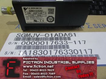 SGMJV-01ADA61 SGMJV01ADA61 YASKAWA AC Servo Motor Supply Repair Malaysia Singapore Indonesia USA Thailand