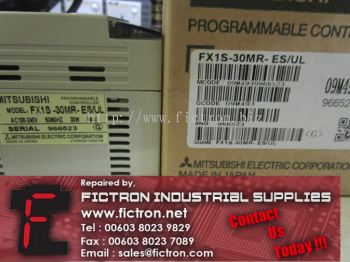 FX1S-30MR-ES UL FX1S30MRESUL MITSUBISHI PLC CPU Supply Repair Malaysia Singapore Indonesia USA Thailand