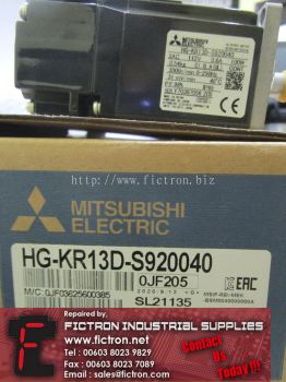 HG-KR13D-S920040 HGKR13DS920040 MITSUBISHI ELECTRIC AC Servo Motor Supply Repair Malaysia Singapore Indonesia USA Thailand