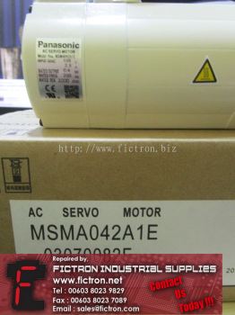 MSMA042A1E PANASONIC AC Servo Motor Supply Repair Malaysia Singapore Indonesia USA Thailand