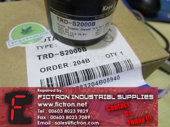 TRD-S2000B TRDS2000B KOYO Rotary Encoder Supply Malaysia Singapore Indonesia USA Thailand