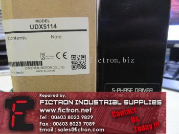 UDX5114 ORIENTAL MOTOR 5-Phase Driver Supply Repair Malaysia Singapore Indonesia USA Thailand