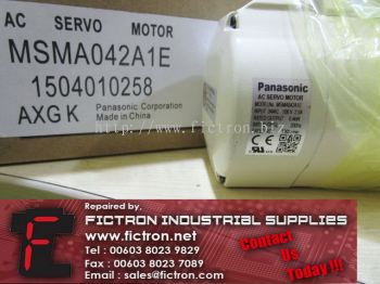 MSMA042A1E PANASONIC AC Servo Motor Supply Repair Malaysia Singapore Indonesia USA Thailand