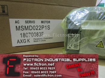 MSMD022P1S PANASONIC AC Servo Motor Supply Repair Malaysia Singapore Indonesia USA Thailand