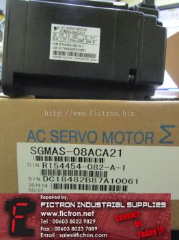 SGMAS-08ACA21 SGMAS08ACA21 YASKAWA AC Servo Motor Supply Repair Malaysia Singapore Indonesia USA Thailand