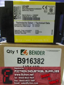 B916382 BENDER Earth Fault Relay Supply Malaysia Singapore Indonesia USA Thailand