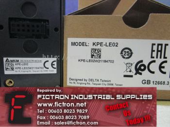 KPE-LE02 KPELE02 DELTA Digital Keypad Supply Repair Malaysia Singapore Indonesia USA Thailand