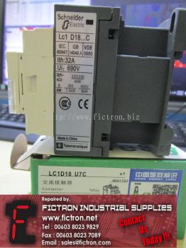 LCD1D18 U7C SCHNEIDER ELECTRIC Contactor Supply Repair Malaysia Singapore Indonesia USA Thailand