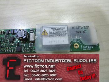 104PW201 NEC LCD Inverter Board Supply Repair Malaysia Singapore Indonesia USA Thailand