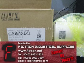 MSMA042A1E PANASONIC AC Servo Motor Supply Repair Malaysia Singapore Indonesia USA Thailand