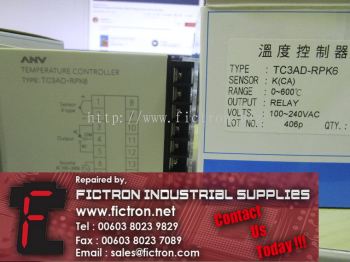 TC3AD-RPK6 TC3ADRPK6 ANV ELECTRIC Temperature Controller Supply Malaysia Singapore Indonesia USA Thailand