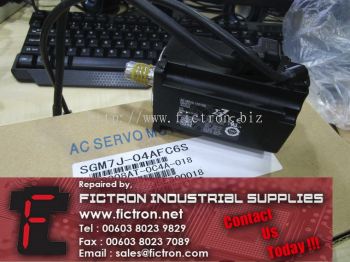 SGM7J-04AFC6S SGM7J04AFC6S YASKAWA AC Servo Motor Supply Repair Malaysia Singapore Indonesia USA Thailand