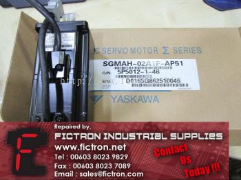 SGMAH-02A1F-AP51 SGMAH02A1FAP51 YASKAWA AC Servo Motor Supply Repair Malaysia Singapore Indonesia USA Thailand