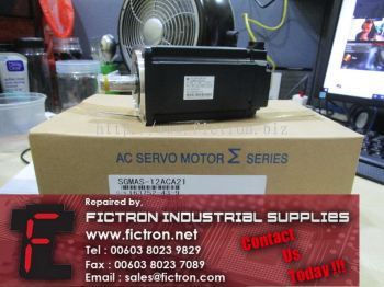 SGMAS-12ACA21 SGMAS12ACA21 YASKAWA ELECTRIC AC Servo Motor Supply Repair Malaysia Singapore Indonesia USA Thailand