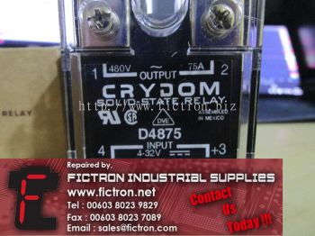 D4875 CRYDOM Solid-State Relay Supply Malaysia Singapore Indonesia USA Thailand