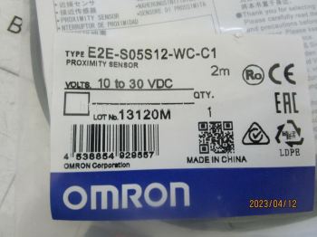 E2E-S05S12-WC-C1 E2ES05S12WCC1 OMRON Inductive Proximity Sensor Supply Malaysia Singapore Indonesia USA Thailand