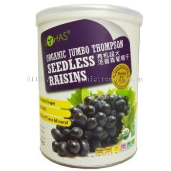 LH-Thompson Seedless Raisins-Jumbo-Organic