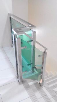 Staircase Glass Railing at Setia Alam