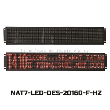 FRONT LED DES.BOARD(20X160)FULL COLOUR 