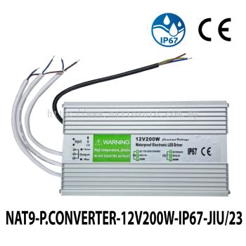 POWER CONVERTER INVERTER AC 220V TO DC 12V 200W 