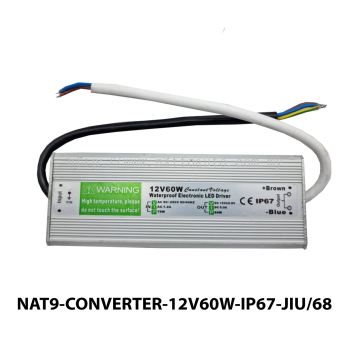 POWER CONVERTER INVERTER AC 220V TO DC 12V 60W