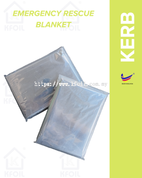 KERB (125 x 230cm) KFOIL Emergency Rescue Blanket