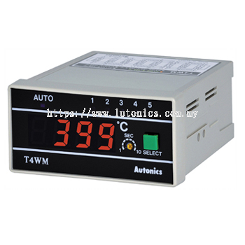 T4WM Series - Automatic switching function of 5 point temperature indication 