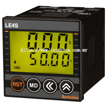 LE4S Series - DIN W48��H48mm Digital Backlight LCD Timer